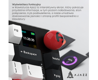 Ajazz AK820 MAX Avocado Switch Black Gray RGB z ekranem - 1536370 - zdjęcie 14